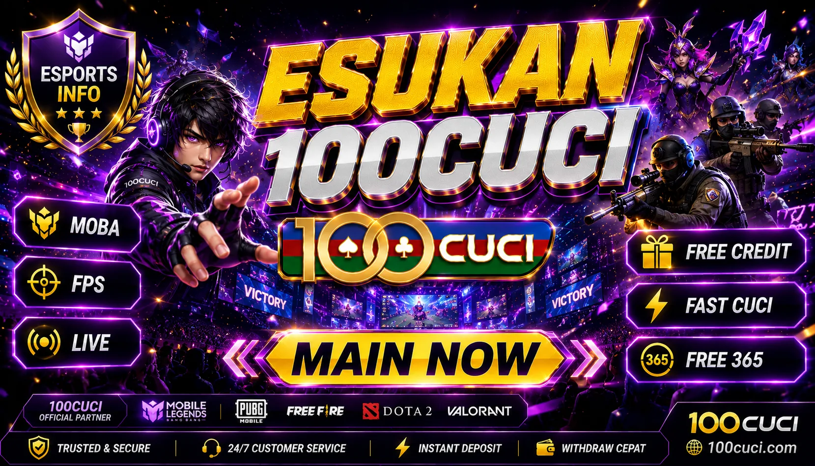 100cuci esports