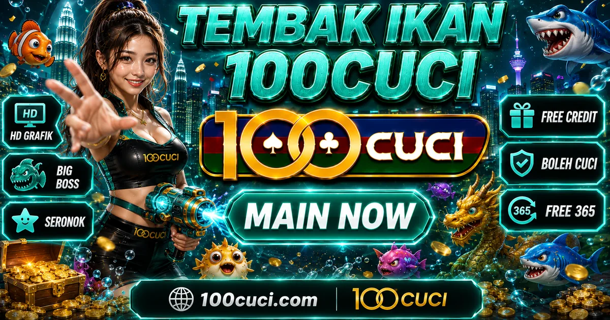 tembak ikan 100cuci