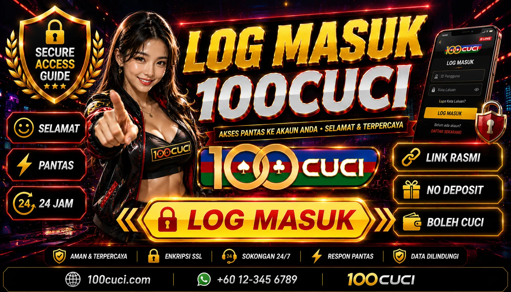 log masuk 100cuci
